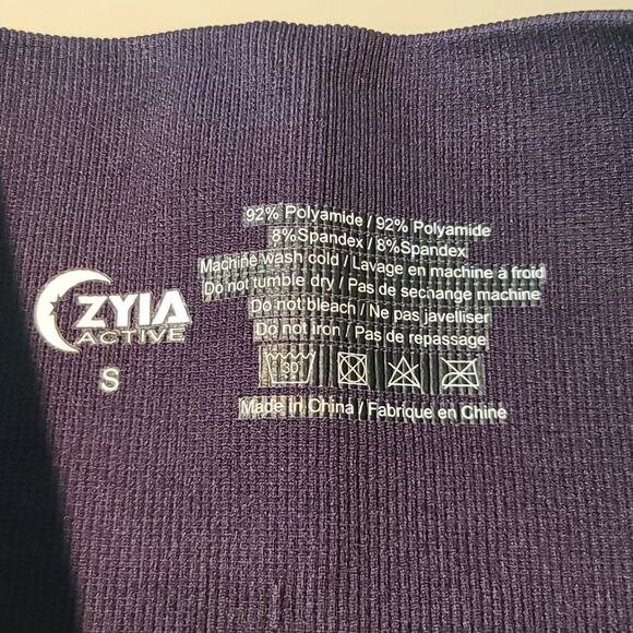 Zyia Active black white ombre workout leggings - small - Picture 3 of 7